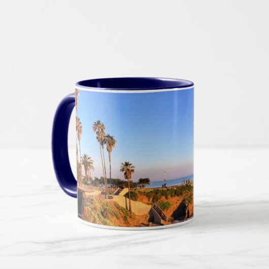 Zonsondergang in San Diego Mok (Voorkant links)