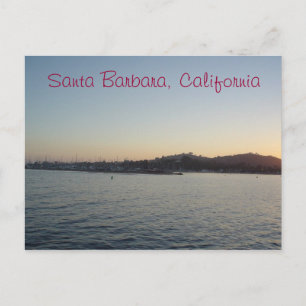 Zonsondergang in Santa Barbara Briefkaart