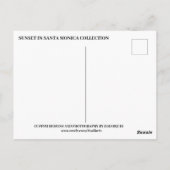 ZONSONDERGANG IN SANTA MONICA #1 BRIEFKAART (Achterkant)