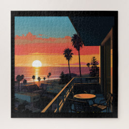 ZONSONDERGANG IN SANTA MONICA #1 LEGPUZZEL