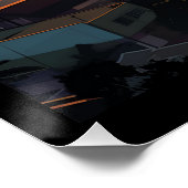 ZONSONDERGANG IN SANTA MONICA #1 PERFECT POSTER (Hoek)