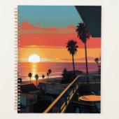 ZONSONDERGANG IN SANTA MONICA #1 PLANNER (Voorkant)
