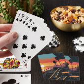 ZONSONDERGANG IN SANTA MONICA #1 POKERKAARTEN (Insitu)