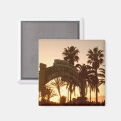 Zonsondergang in Santa Monica Magnet (Voorkant / Achterkant)