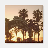 Zonsondergang in Santa Monica Magnet (Voorkant)