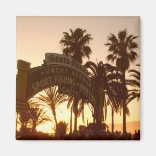 Zonsondergang in Santa Monica Magnet