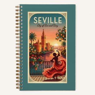 Zonsondergang in Sevilla Flamenco Notitieboek