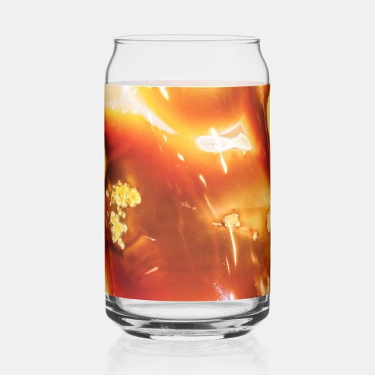 Zonsondergang in steen blikvorm glas (Voorkant)