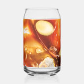 Zonsondergang in steen blikvorm glas (Links)