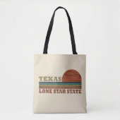  zonsondergang in Texas Tote Bag (Voorkant)