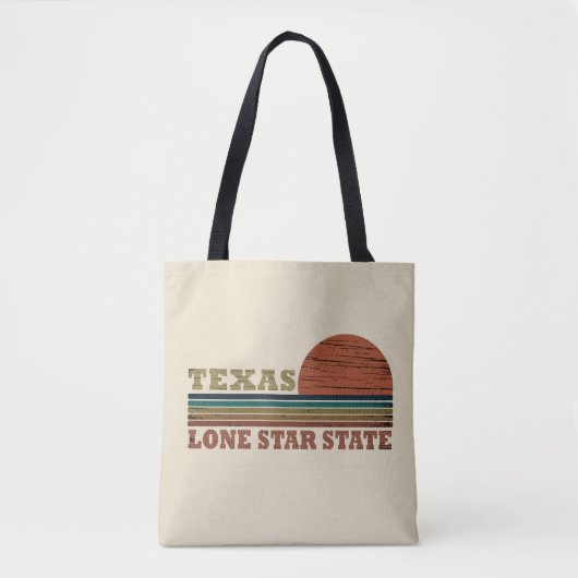  zonsondergang in Texas Tote Bag (Voorkant)