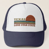  zonsondergang in Texas Trucker Pet (Voorkant)