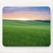 Zonsondergang in Toscane mousepad Muismat (Voorkant)