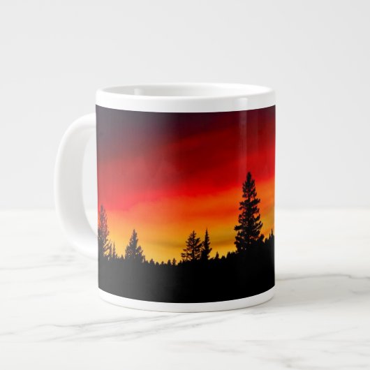 Zonsondergang in Yellowstone Grote Koffiekop (Links)
