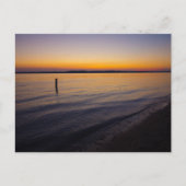 Zonsondergang in Yuba, Michigan Briefkaart (Voorkant)