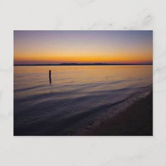 Zonsondergang in Yuba, Michigan Briefkaart (Voorkant)