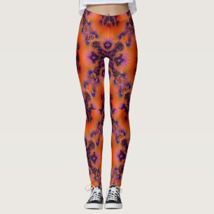 zonsondergang inktvlek leggings