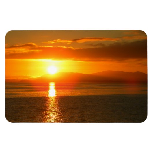 Zonsondergang Inside Passage Magneet (Horizontaal)