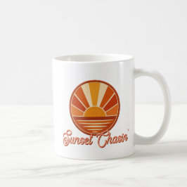 Zonsondergang Jagen Retro Sfeer Koffiemok