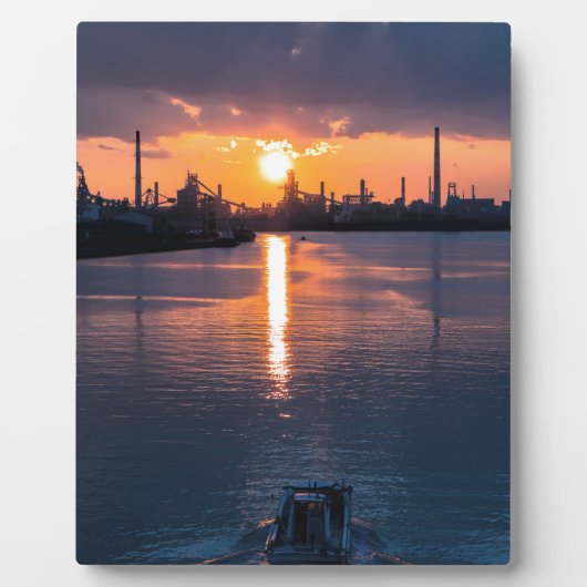 Zonsondergang Japan Lucht Fotoplaat (Voorkant)