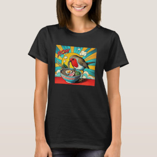 Zonsondergang Japanse Art Noodles Lover Wildlife R T-shirt