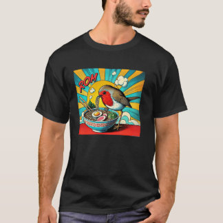 Zonsondergang Japanse Kunst Noedel Liefhebber Wild T-shirt