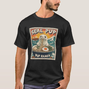 Zonsondergang Japanse Mt. Fuji Postzegel Stempel P T-shirt