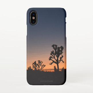 Zonsondergang Joshua Bomen iPhone X Hoesje