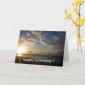 zonsondergang kaart (Gele Bloem)