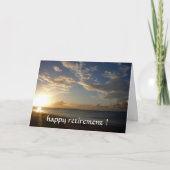 zonsondergang kaart (Voorkant)