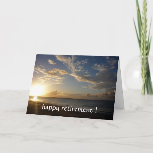 zonsondergang kaart (Voorkant)