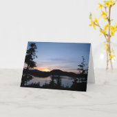 Zonsondergang Kaart (Gele Bloem)