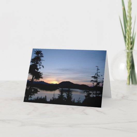Zonsondergang Kaart (Voorkant)