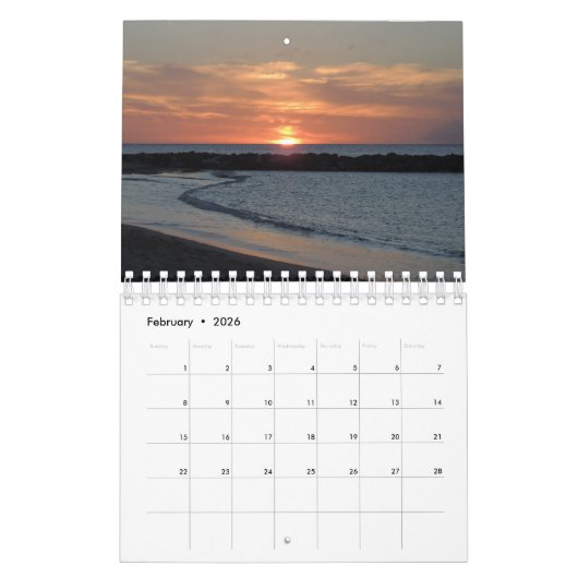 Zonsondergang kalender (Feb 2026)