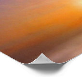 Zonsondergang kalm poster (Hoek)
