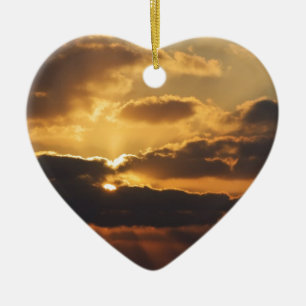 Zonsondergang Keramisch Ornament