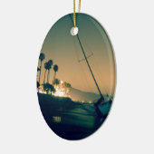 zonsondergang keramisch ornament (Links)