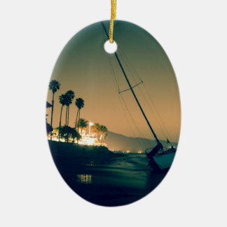 zonsondergang keramisch ornament