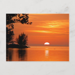 Zonsondergang, Key West, Florida Briefkaart