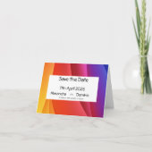 Zonsondergang kleur ombre gradient achtergrond aankondiging (Voorkant)