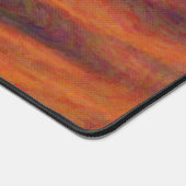 Zonsondergang Kleuren in Wolken Abstracte Art Desk Bureaumat (Hoek)