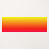 Zonsondergang Kleuren Yoga Mat Zomer (Voorkant (horizontaal))