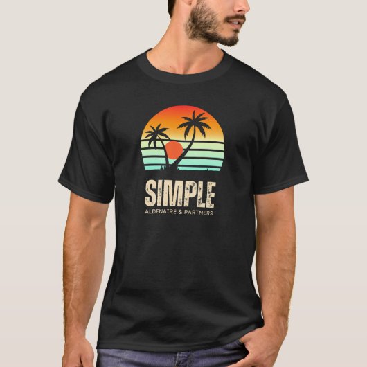 zonsondergang kleurrijk t-shirt (Voorkant)