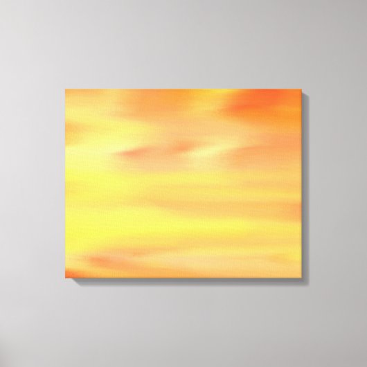 ZONSONDERGANG KLEURRIJKE SCHILDERKUNST CANVAS AFDRUK (Voorkant)