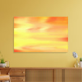 ZONSONDERGANG KLEURRIJKE SCHILDERKUNST CANVAS AFDRUK (Insitu (Woonkamer))