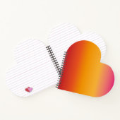 Zonsondergang Kleurrijke Spiraal Notitieboek (Binnen)