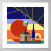 Zonsondergang Knoop 5W Poster (Voorkant)