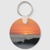Zonsondergang knop sleutelhanger (Voorkant)