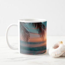 zonsondergang koffiemok
