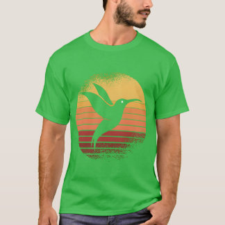 Zonsondergang Kolibrie Kolibries Vogels grappig T-shirt